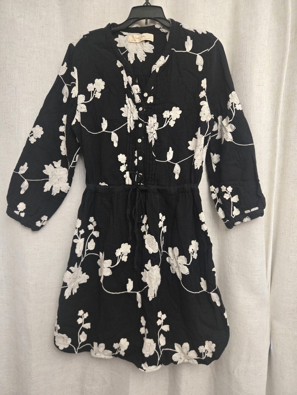 Anthropologie Isabella Sinclair Naomi Embroidered Dress M